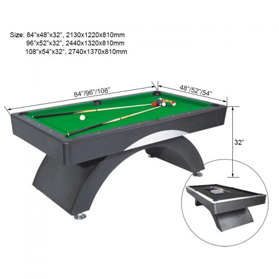auto ball return pool table
